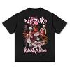 Demon Slayer Japanese Anime Pure Cotton T-shirt 2026 Summer Men Women Anime Enthusiasts Fashion Casual Retro Streetwear T-shirt