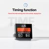 Inductive Tachometer Hour Meter Digital Counter Motorcycle ATV Lawn Mower Engine Gauge LCD RPM Clock Backlight with Clip