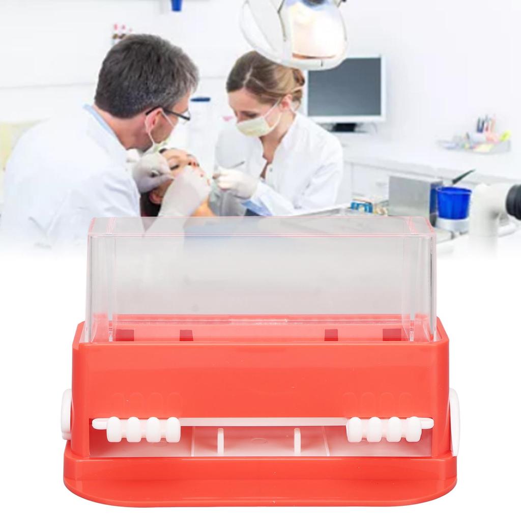 Applicator Holder Box Transparent Large Capacity Plastic Dental Applicator Brush Dispenser