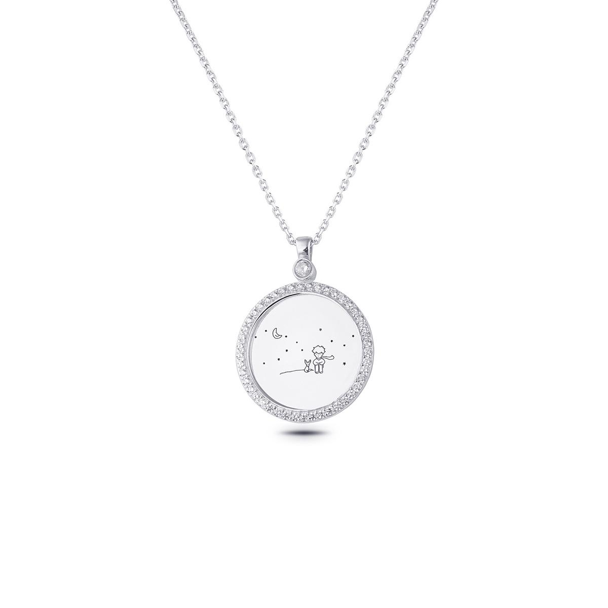 

Ожерелье с подвеской La Petit Prince, серебро 925 пробы