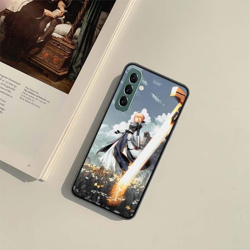 Bilibili F-Fate Stay Night Phone Case For Samsung A04S A05S A15 A25 A35 A55 A14 A24 A34 A54 A71 A51 A41 A31 A21S A11 Galaxy Note