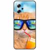 For Xiaomi Poco X4 GT Case 6.6'' Cat Wolf TPU Silicone Soft Coque Fundas for Poco X4 GT 5G Cover Black Edge Lovely PocoX4 X 4 GT