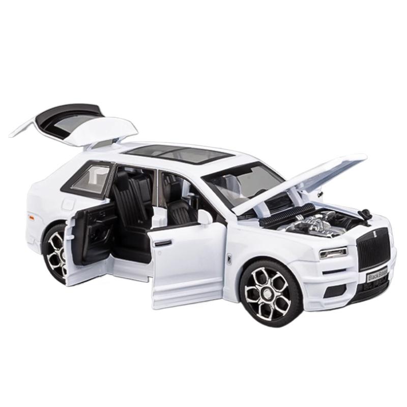 1/32 Rolls Royce Cullinan SUV Slitinový Luxusní Model Auta Odlévaný Kovový Model Auta Vozidla Model Simulace Zvuk a Světlo Dětský Dárek