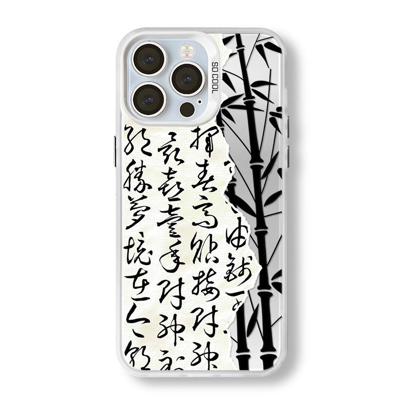 

Чехол Zhitai Frosted Laser для Apple iPhone 16/15/14 и Huawei P70 - дизайн в 13 национальных стилях iPhone 16 Pro