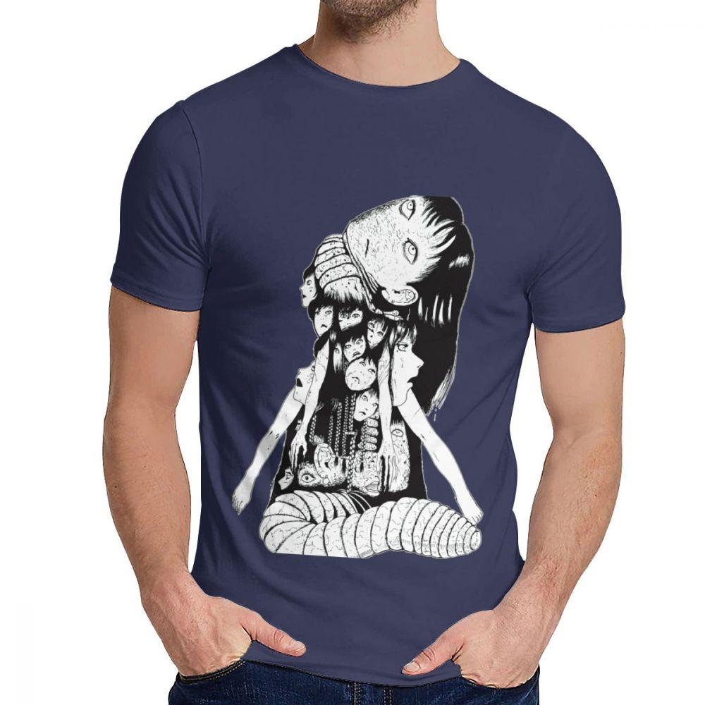 Soft Tomie Japenese Scare Junji Itou T Shirt Man S Retro Style Soft Cotton Classic Round