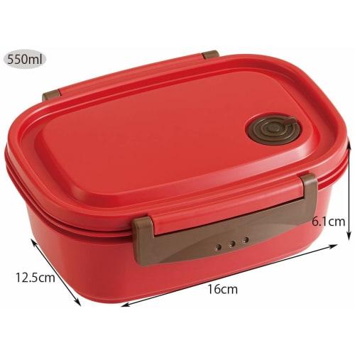Skater Easy Light Lunch Box M Microwave Safe 550ml Red Seal Container Storage Container Red XPM4-A