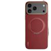 IPhone 17 Pro Max Case 360 Rotating Stand Full Body Protective Cover Electroplated Leather Finish Shockproof Magnetic