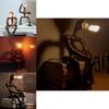 Vintage Industrial Style Water Pipe Robot Table Lamp Perfect For Coffee Bars And Desks