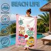 Sponge Expressions Pattern Beach Towel, Microfiber Beach Towel, Perfect For Pool, Beach, Travel, Home Decor Beach Party Fan Gifts