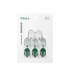 8 PCS Easy Install Adhesive Hook White Green Robe Hook Durable Coat Hook  Home Office Dorm