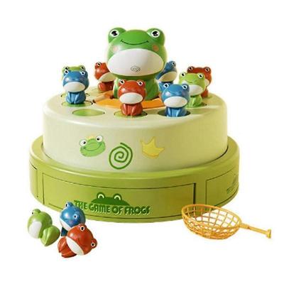 Giocattolo per Bambini Lancio Rana Cartone Animato Rana Volante Cattura Sviluppo Interazione Sensoriale Giocattolo Puzzle