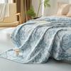 Cotton Blanket 4 Layer Gauze Plaid Bedspread for Double Queen King Bed Towel Quilt Winter Sheet Bed Sofa Cover 200x230cm