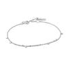 [Worn by Karina] Geometry Mixed Disc 925 Silver Bracelet B005-02H