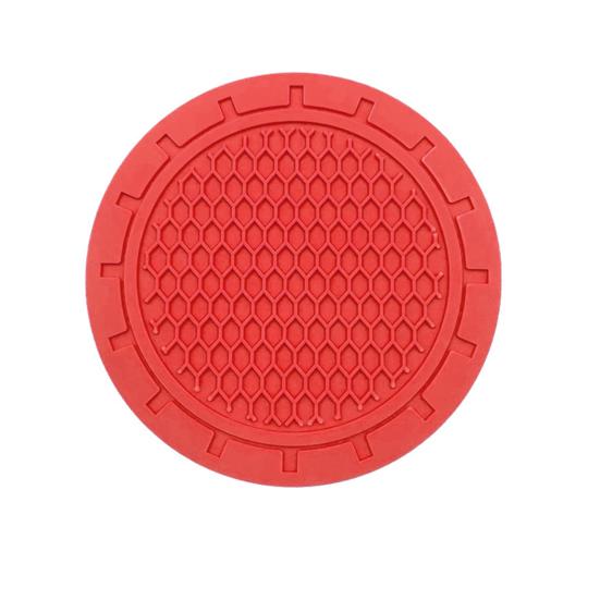 Honeycomb Car Cup Coasters Anti-Slip PVC Cup Holder Pad Universal Water Cup Mat for Car Interior Decorative Auto Accessories