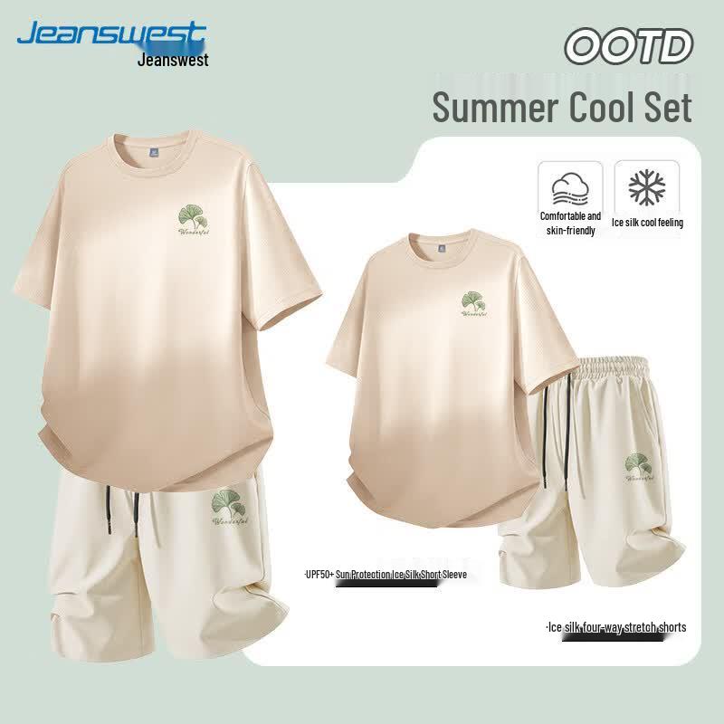 Jeanswest Men s Summer Ice Silk Sports Set 2XL
