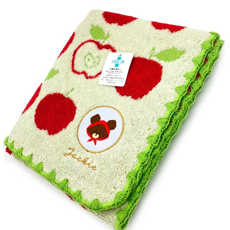 Marushin Face Apple Garden Antibacterial and 4335025300 Towel, "The Bears' School" Jackie, Cotton, Deodorizing,