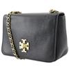 Tory Burch ChainShoulder Shoulder Bag Black Leather Women Used