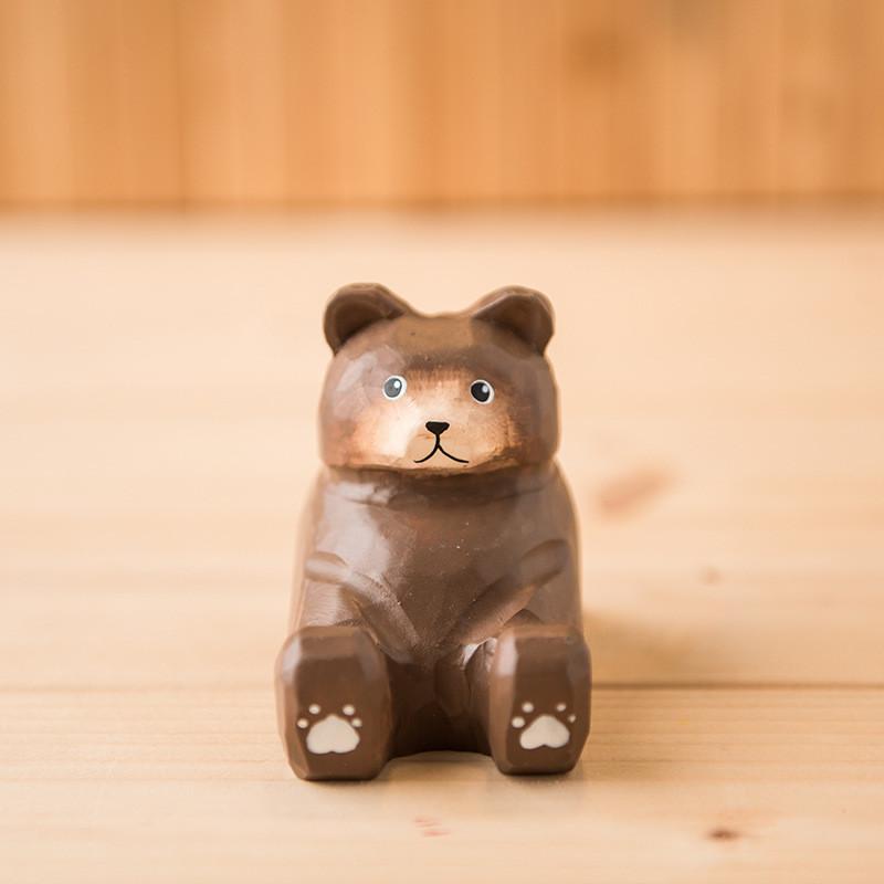 Wooden Phone Stand Creative Hand Carved Holder For Home Office And Gift Ideas