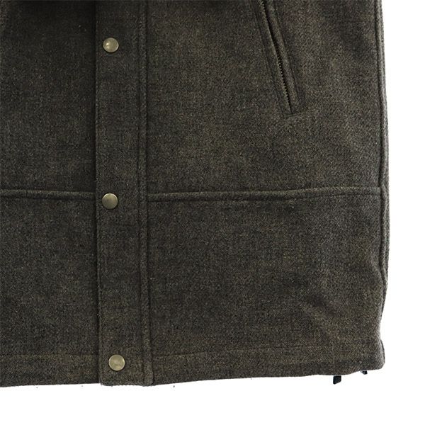 SHIPS GENERAL SUPPLY wool blend Jacket S gray hood Men's Used