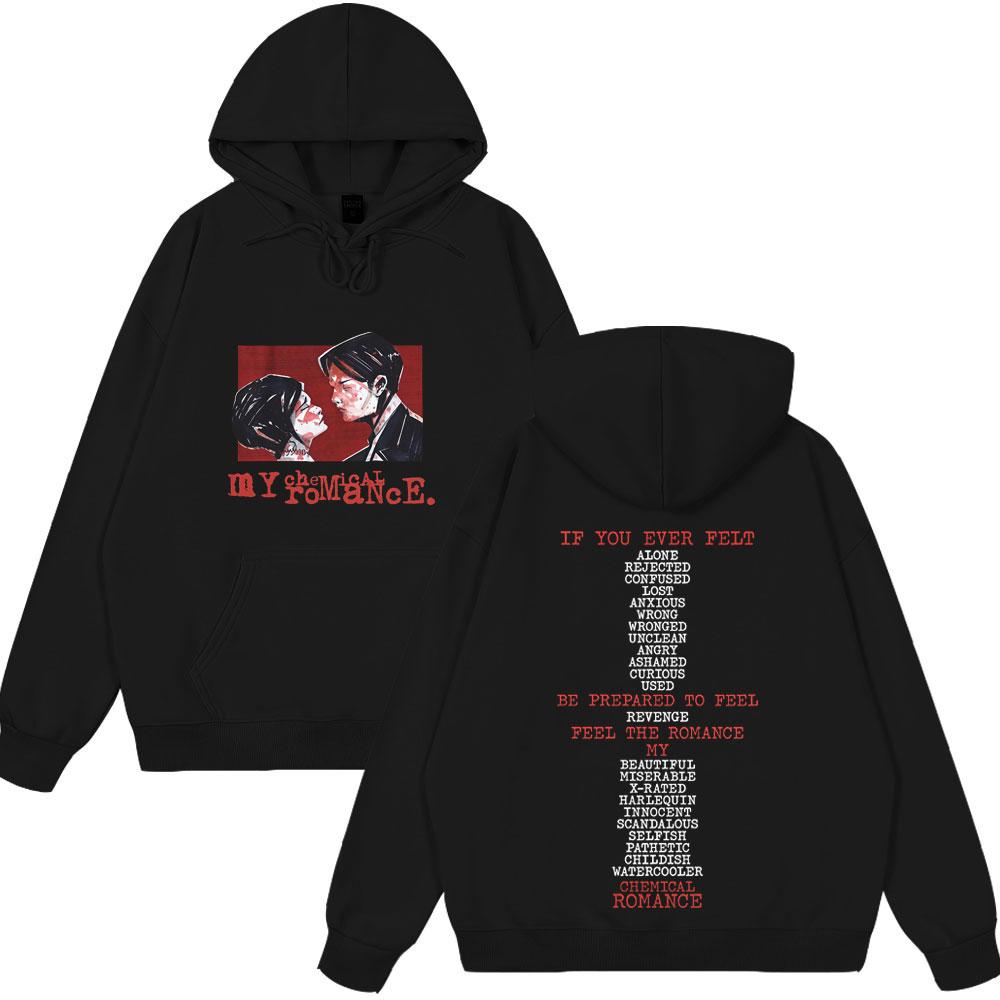 

My Chemical Romance Punk Band Hoody Three Cheers for Sweet Revenge Graphic Hoodies Men Women Streetwears Winter Style Clothing 3XL