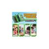 Minecraft Pencil Case, Large Pencil Case 3 Compartment Filled with School Supplies, Gifts (Green Creeper)