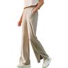 Anta Comfortable Versatile High-Waisted Solid Color Simple Straight Casual Pants Women Bottoms Green 162527308-2