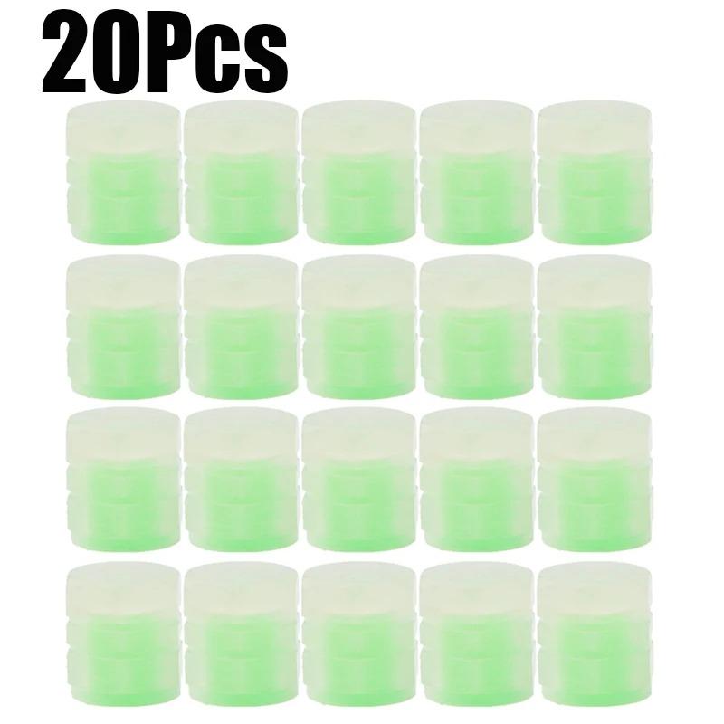 Luminous Valve Caps Fluorescent Green Blue Night Glowing Car Motorcycle Bicycle Wheel Styling Tyre Hub Universal Cap Decor 4Pcs