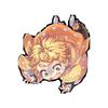 Demon Slayer Keychain Cute Anime Keychain Ingenious Cartoon Key Ring Student Bag Charm Tanjiro Kamado Nezuko Hashira Gifts for