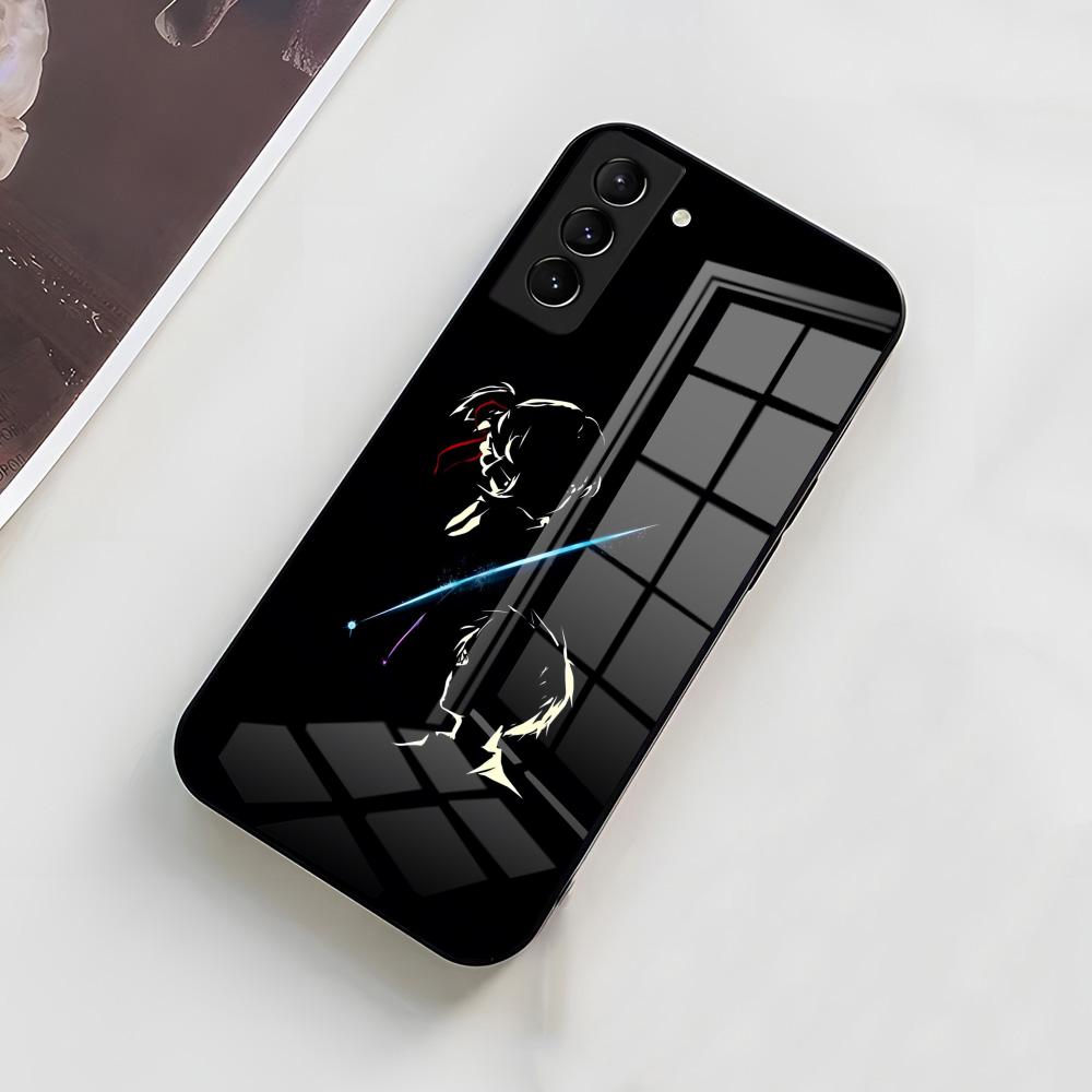 A-Anime Your N-Name Phone Case For Samsung A56 A36 A26 A16 A15 A25 A35 A55 A14 A34 A24 A54 Glass Case