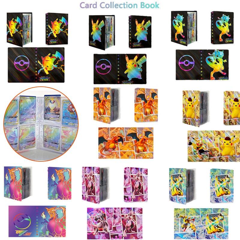 ספר אוסף כרטיסי פוקימון צבעוני לחובבי חיות מחמד כיסוי PP, 30 עמודים, 32.5 ס"מ X 20 ס"מ