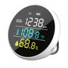 Wall Mount CO2 Device Measure Digital Hygrometer With Live Air Quality Monitoring And Warning Suitable For Indoor Safety