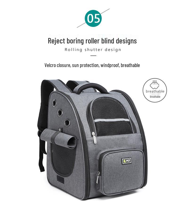 Breathable Foldable Pet Backpack for Cats and Dogs