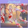 Red Bloodstained Gloves For Cosplay Halloween Costume Party Props