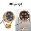 Golden Outdoor Waterproof 6W Yellow Light Spotlight