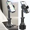 Auto-Wasserbecherhalter mit Handyhalterung, faltbar und rutschfest, mit Befestigungsmöglichkeit für Handy im Auto.