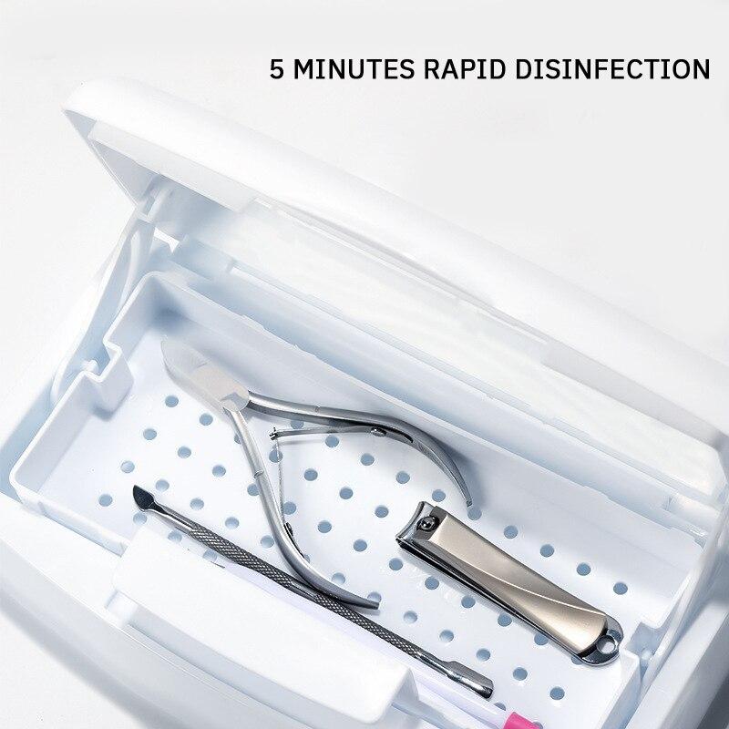 Manicure Tool Disinfection Box Hygienic Portable Alcohol Disinfection Filter Cleaning Box Cleaning Box Sterilization Box