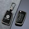 Für VOLKSWAGEN Zinklegierung Auto Smart Fernbedienung Graue Schlüsseletui Abdeckung Schale Halter Für VW Volkswagen Golf 7 MK7 Tiguan MK2 T-roc T-cros