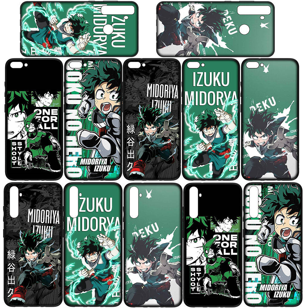 For Samsung Galaxy S25 S24 S23 S22 Ultra FE Plus A17 A37 A57 A56 A55 A06 A16 A15 A36 A26 A35 A05 A54 A34 Case Midoriya Izuku My Hero Academia Cover