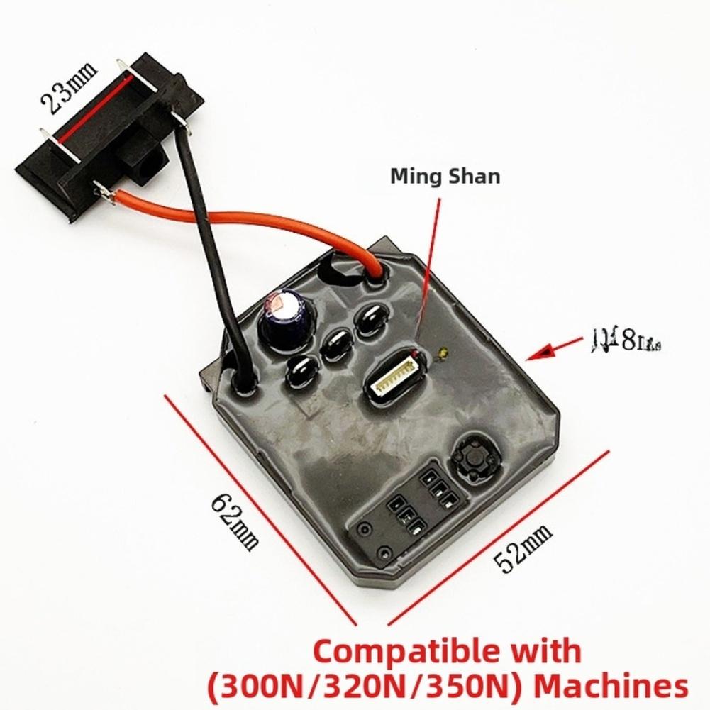 Control Board With Switch Pins For Dayi 2106 Brushless Electric Wrench 8-Wire Plastic Switch Motherboard Power Tools Parts