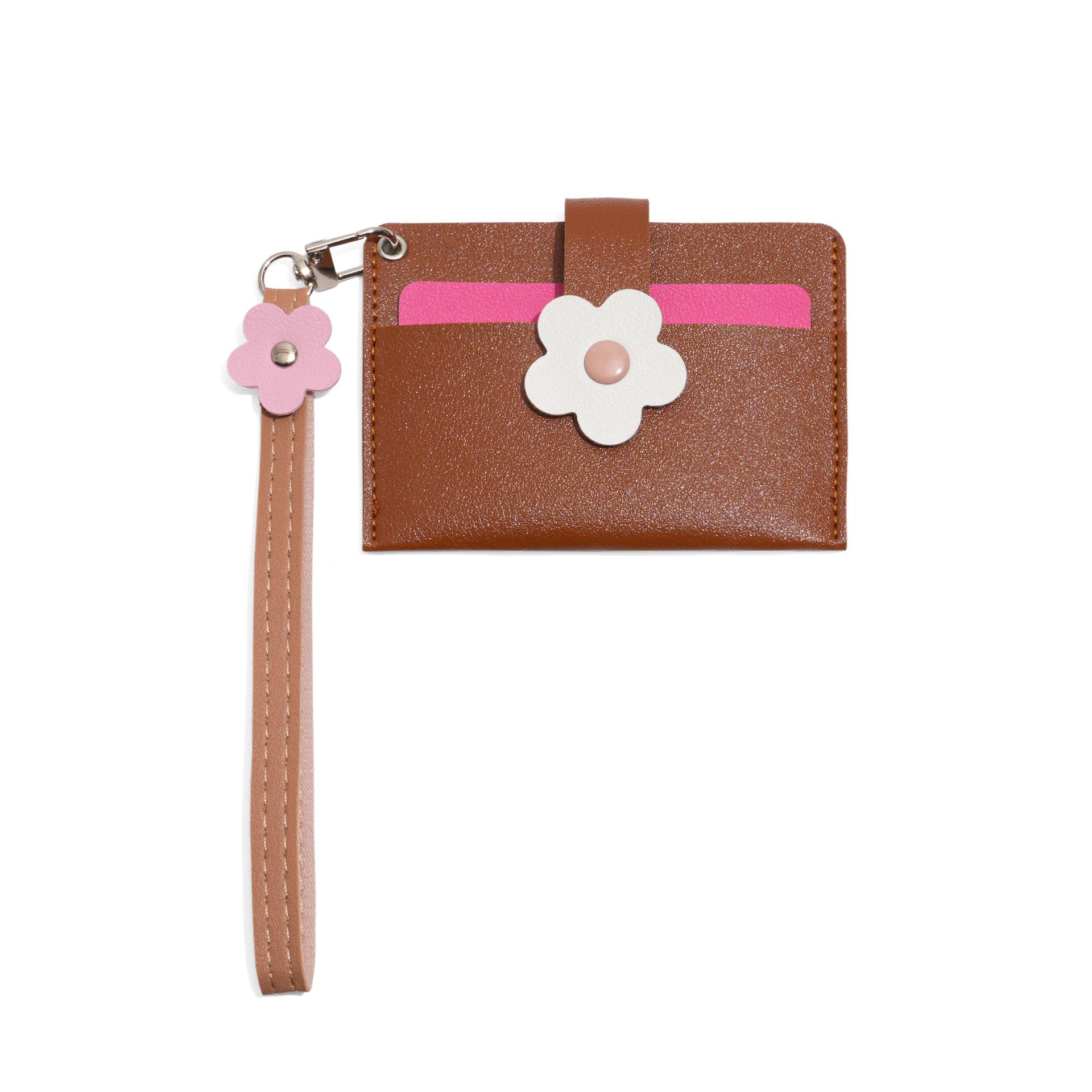 Huahua Handbag Card Bag South East Asia Dopamine Simple Wallet Change Bag Student Ladies Cute Wallet коричневый 1190₽