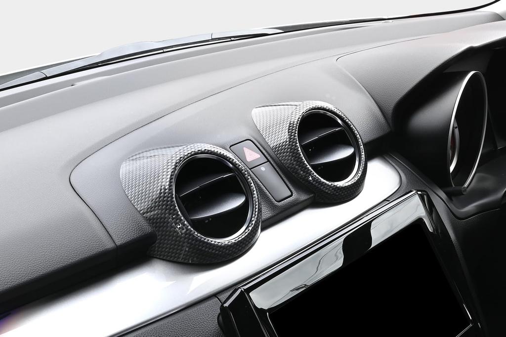SecondStage Suzuki Swift Sport ZC33S Compatible Center Duct Panel Carbon Fiber Look S116D1C
