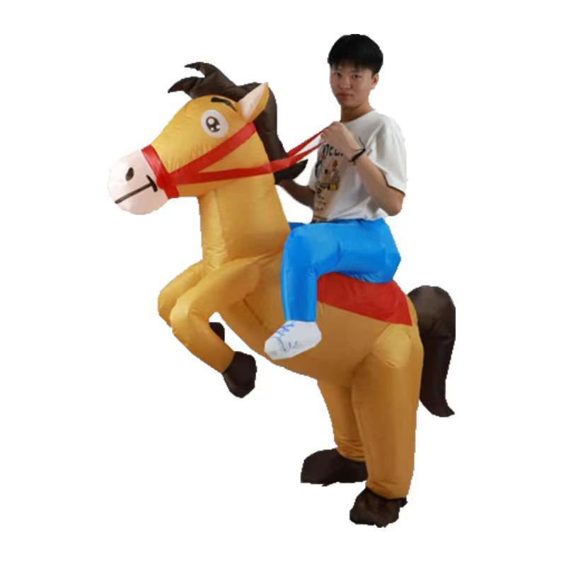 Adult Inflatable Horse Costume for Cosplay, Role Play, and Party Parades