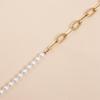 Retro Star Charm Adjustable Chain Necklace Featuring Mixed Materials Pearls Accents Trendy Layering Statement Pieces