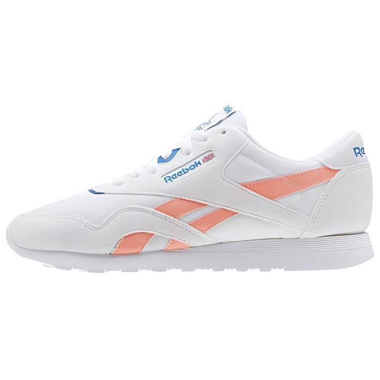 

Reebok Women s Classic Nylon White Digital Pink Retro Lifestyle Casual Sneakers CN2966 EU 35.5