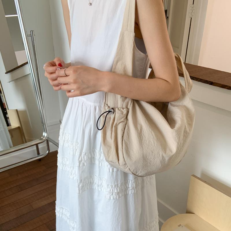 Women's Large Capacity Shoulder Bag Solid Color Crossbody Bag