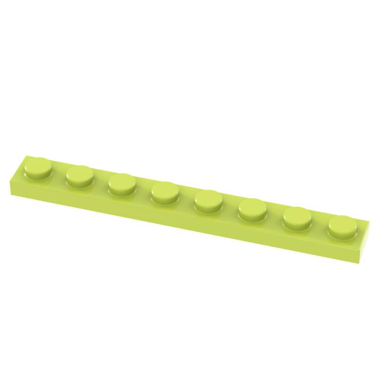 Funbrick 50 Stück 1x8 Platte 3460 Kompatibel mit Berühmten Bausteinen MOC DIY Klassisches Spielzeug Steine