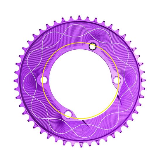 Motor Sprocket Heavy Duty Aluminum Alloy Chainring 40T To 58T Waterproof Rustproof Tooth Disc Replacement for Road Bike