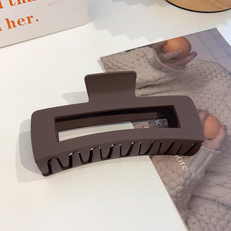 

Большой квадратный зажим для волос 13 см для густых волос – аксессуар для прически пучок для девочек