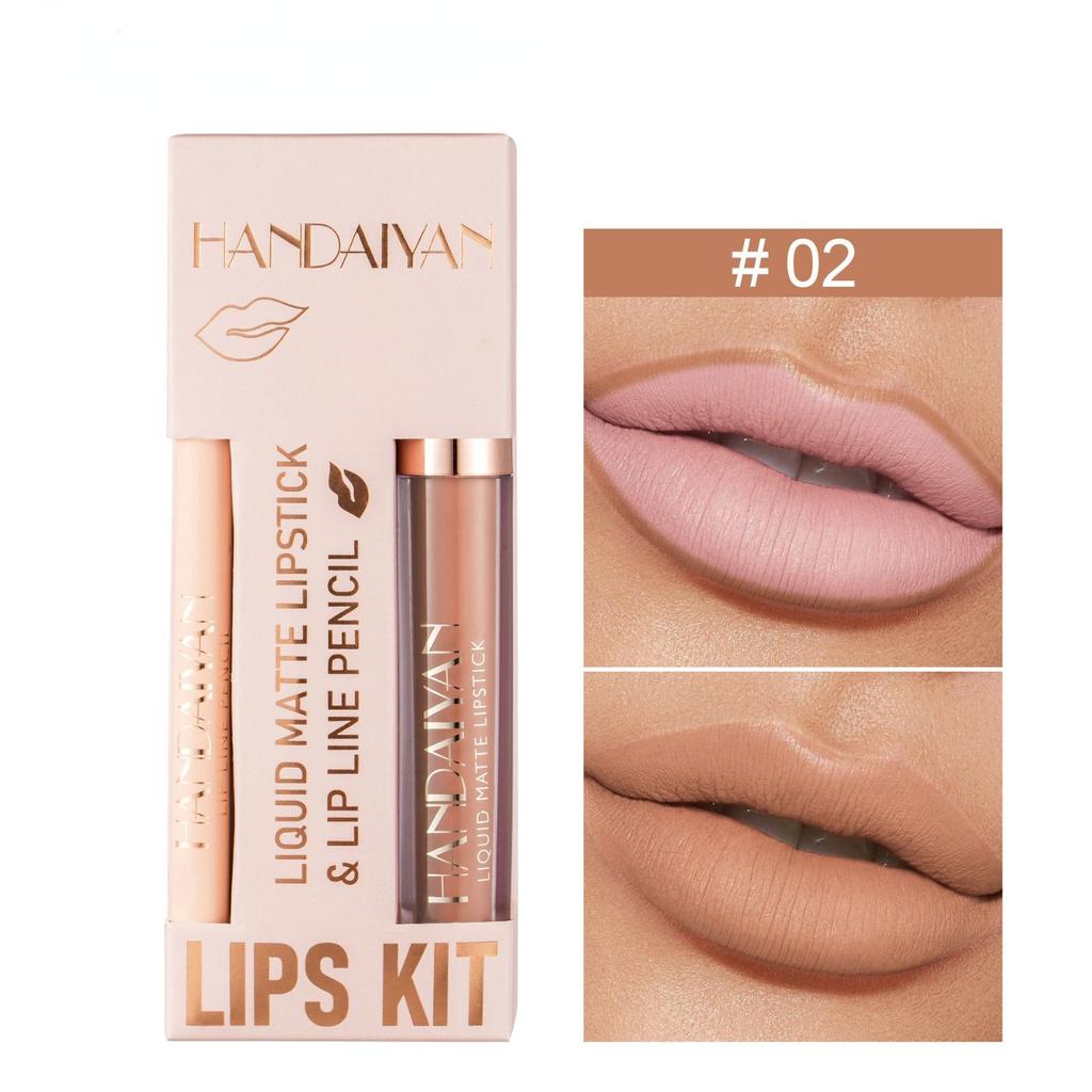 Matte Nude Brown Lipliner Pencil Lipsticks 12 Colors Lip Contour Kit Waterproof Non-sticky Sexy Velvet Red Lipgloss Makeup Tool