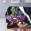 Coperte He-Man Skeletor Morbide Comode Flanella Invernale Masters Of The Universe Plaid per Divano Viaggio Camera da Letto